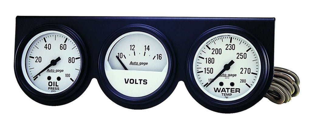 2-5/8in Oil/Volt/Water Console - AutoMeter 2328