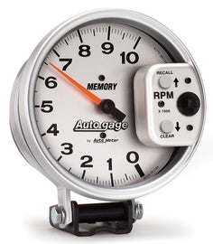 5in Auto Gage Monster Tach Silver - AutoMeter 233907