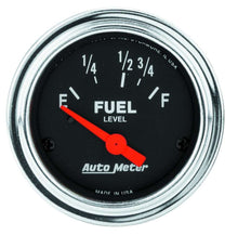 Load image into Gallery viewer, 2-1/16in Fuel Level Gauge - AutoMeter 2518