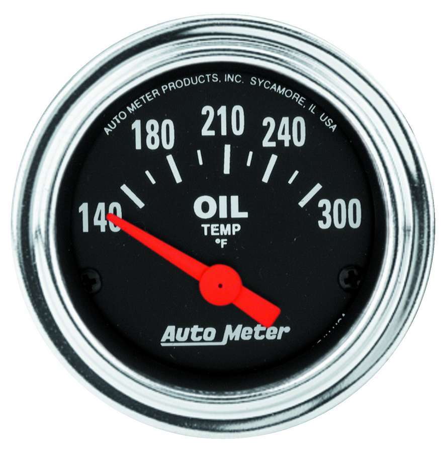 2-1/16in Oil Temp Gauge 140-300 - AutoMeter 2543