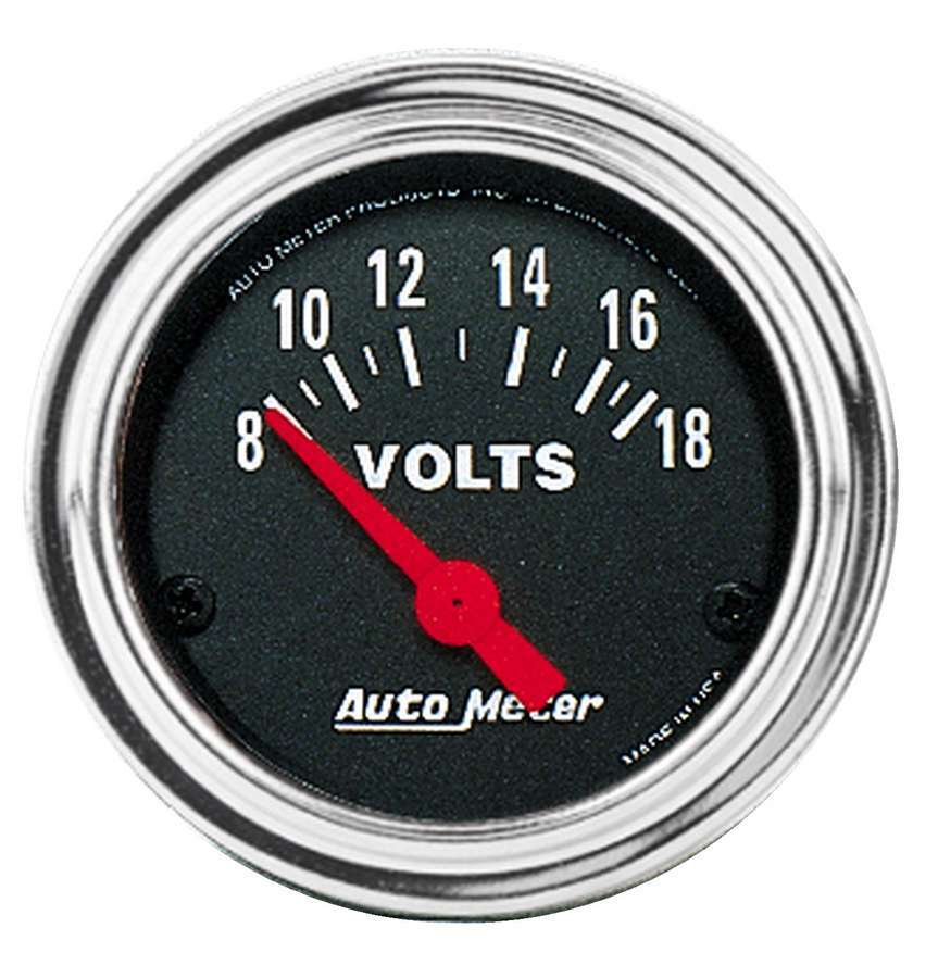 8-18V Voltmeter Gauge - AutoMeter 2592