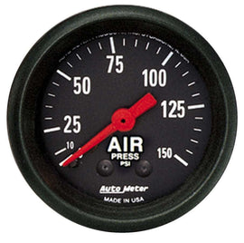 2-1/16in Z-Series Air Pressure Gauge 0-150psi - AutoMeter 2620