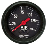 2-1/16in Z-Series Air Pressure Gauge 0-150psi - AutoMeter 2620
