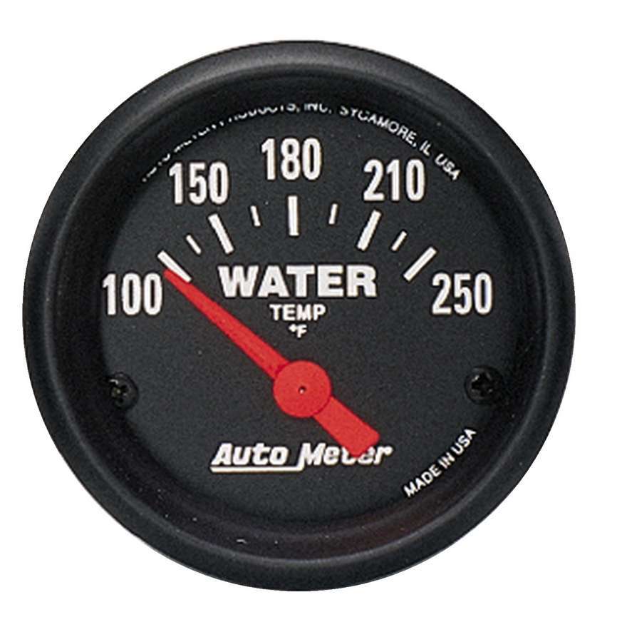 AutoMeter GAUGE; WATER TEMP; 2 1/16in.; 100-250deg.F; ELECTRIC; Z-SERIES