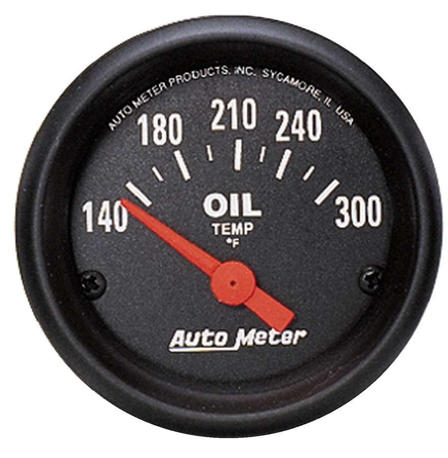 AutoMeter GAUGE; OIL TEMP; 2 1/16in.; 140-300deg.F; ELECTRIC; Z-SERIES