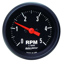 Load image into Gallery viewer, AutoMeter GAUGE; TACHOMETER; 2 1/16in.; 5K RPM; IN-DASH; Z-SERIES
