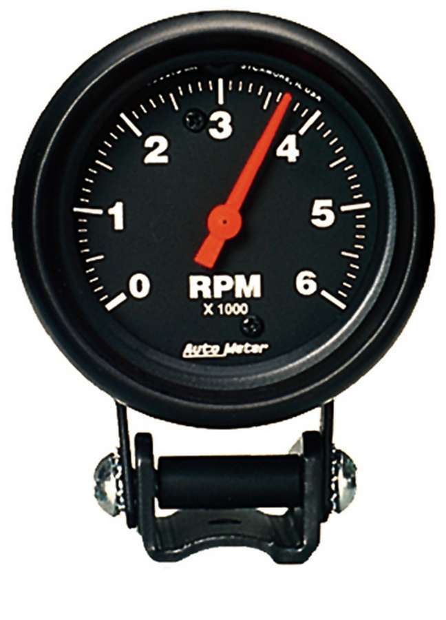 6000 Rpm Black Tach - AutoMeter 2891