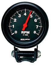 Load image into Gallery viewer, AutoMeter GAUGE; TACHOMETER; 2 5/8in.; 8K RPM; PEDESTAL; Z-SERIES