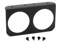 Load image into Gallery viewer, AutoMeter GAUGE MOUNTING PANEL; DUAL; 2-5/8in.; BLACK; ALUMINUM