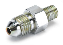 Load image into Gallery viewer, AutoMeter FITTING; ADAPTER;-4AN MALE TO 1/16in. NPT MALE; FOR FORD FUEL RAIL