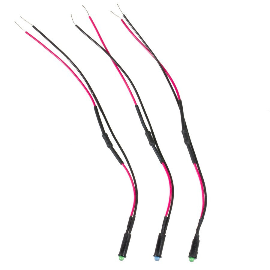 LED Light Kit w/2-Green & 1-Blue lights - AutoMeter 3283