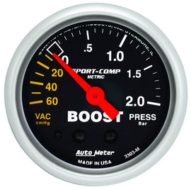 2-1/16in S/C Boost/Vacuum Gauge - AutoMeter 3303-M