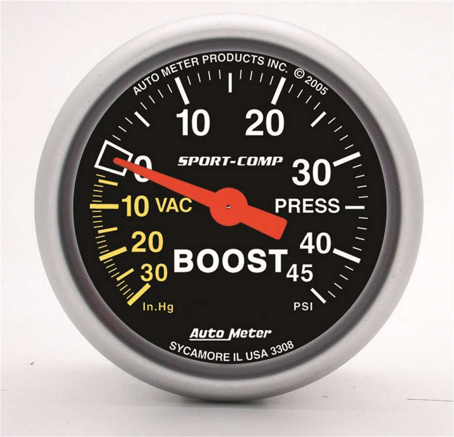 2-1/16in S/C Boost/Vac Gauge - AutoMeter 3308