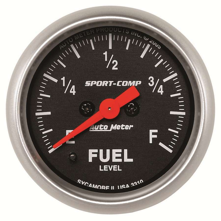 2-1/16in S/C Fuel Level Gauge - AutoMeter 3310