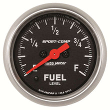 Load image into Gallery viewer, 2-1/16in S/C Fuel Level Gauge - AutoMeter 3310