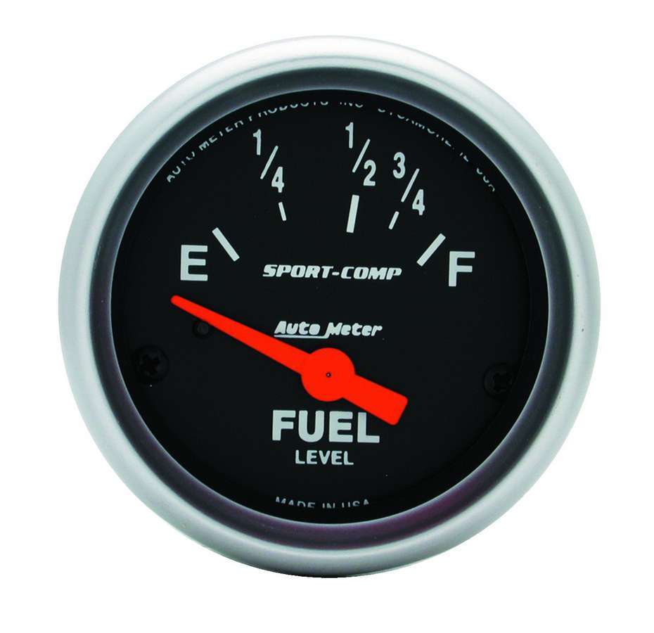 2-1/16in Sport Comp. Fuel Level Gauge - AutoMeter 3318