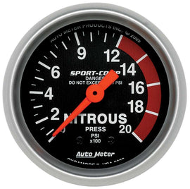 2-1/16in Sport Comp NOS Pressure Gauge - AutoMeter 3328