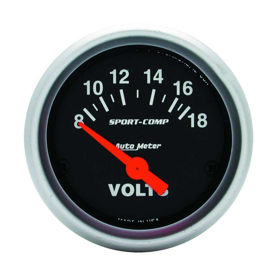 2in Mini Sport Comp VOLTMETER - AutoMeter 3391