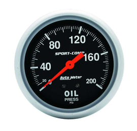 0-200 Oil Pressure Gauge - AutoMeter 3422