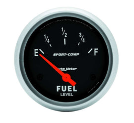 AutoMeter GAUGE; FUEL LEVEL; 2 5/8in.; 0OE TO 90OF; ELEC; SPORT-COMP