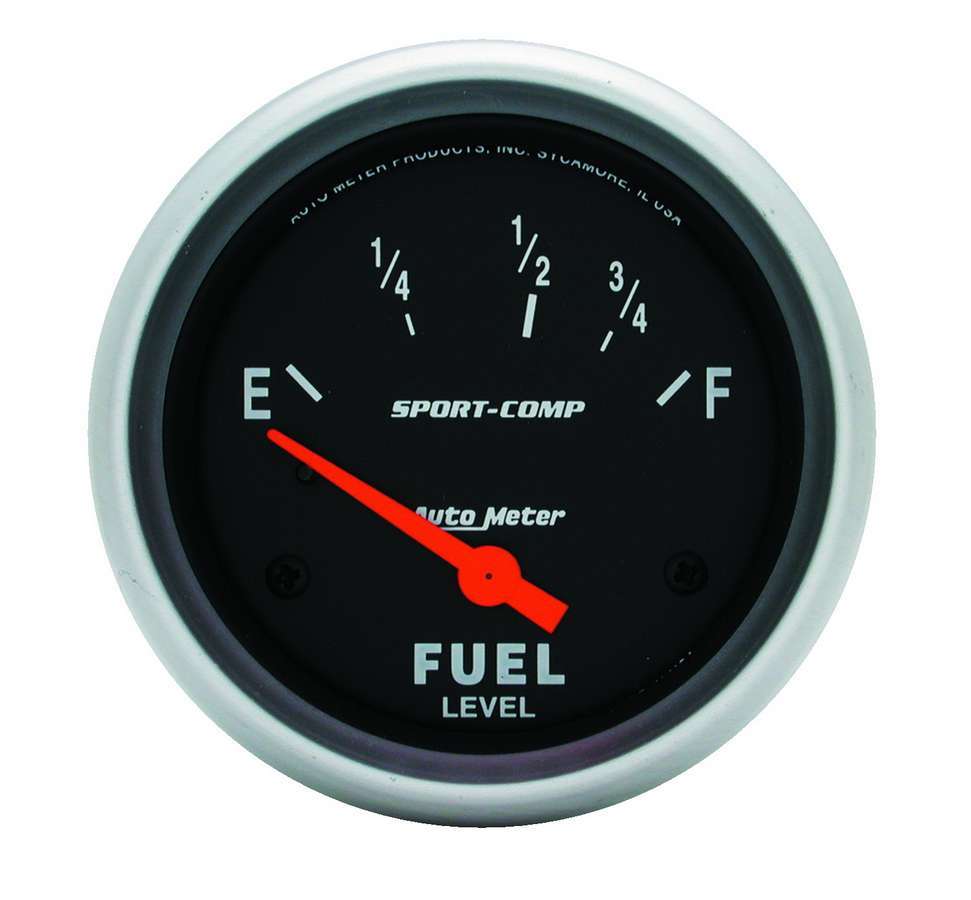 AutoMeter GAUGE; FUEL LEVEL; 2 5/8in.; 240OE TO 33OF; ELEC; SPORT-COMP