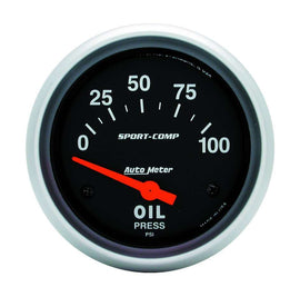 0-100 Oil Pressure Gauge - AutoMeter 3522