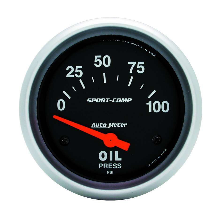 0-100 Oil Pressure Gauge - AutoMeter 3522