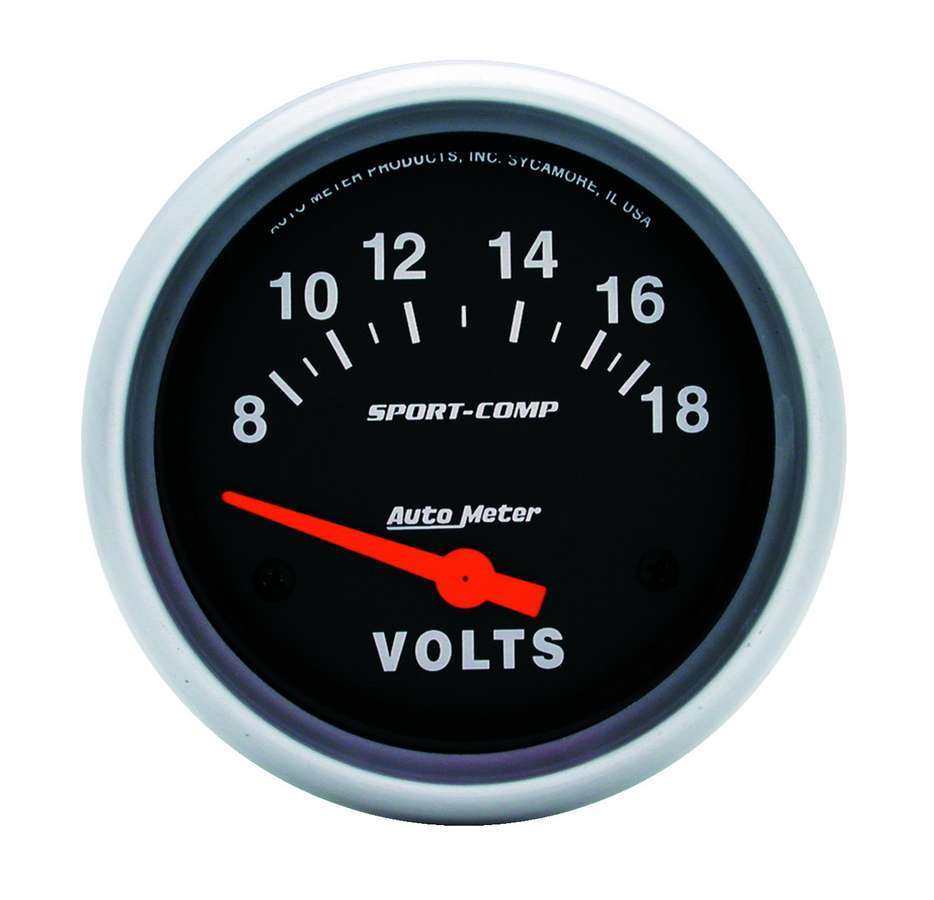 8-18 Voltmeter Gauge - AutoMeter 3592