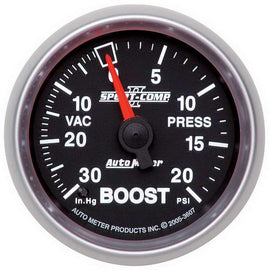 2-1/16in S/C II Boost Gauge 30inhg/20psi - AutoMeter 3607