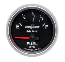 Load image into Gallery viewer, 2-1/16in S/C II Fuel Level Gauge 0-90ohms - AutoMeter 3613
