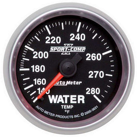 2-1/16in S/C II Water Temp. Gauge 140-280 - AutoMeter 3631