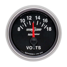 Load image into Gallery viewer, 2-1/16in S/C II Voltmeter 8-18 - AutoMeter 3692