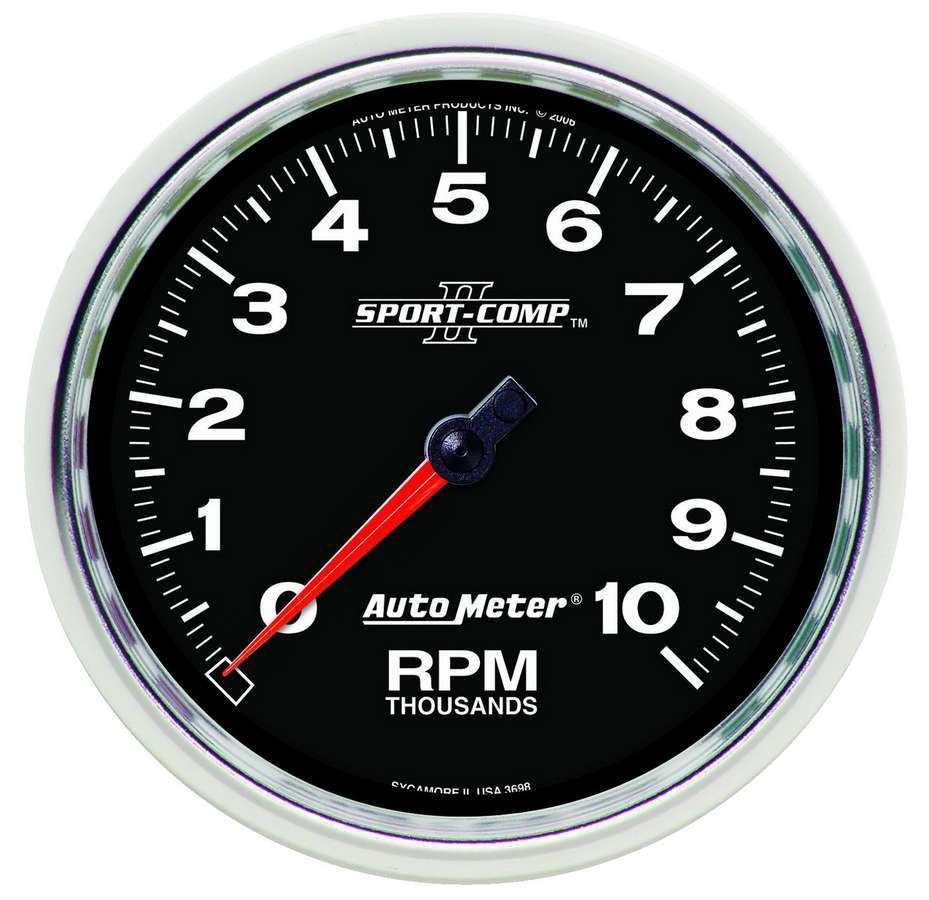 5in S/C II In-Dash Tach 10K RPM - AutoMeter 3698