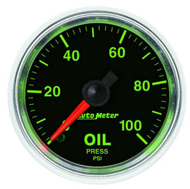 2-1/16 GS Oil Pressure Gauge - 0-100psi - AutoMeter 3821