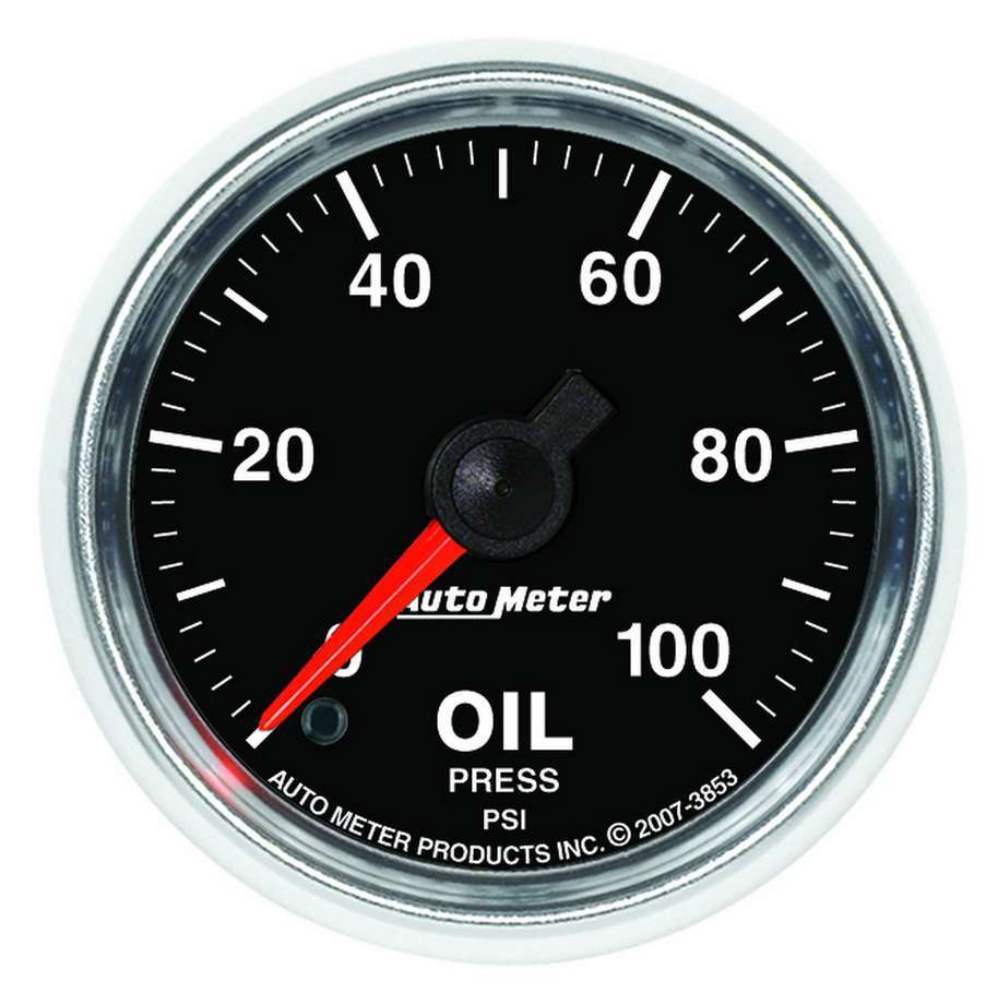 2-1/16 GS Oil Pressure Gauge - 0-100psi - AutoMeter 3853