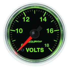 2-1/16 GS Voltmeter Gauge - 8-18 - AutoMeter 3891
