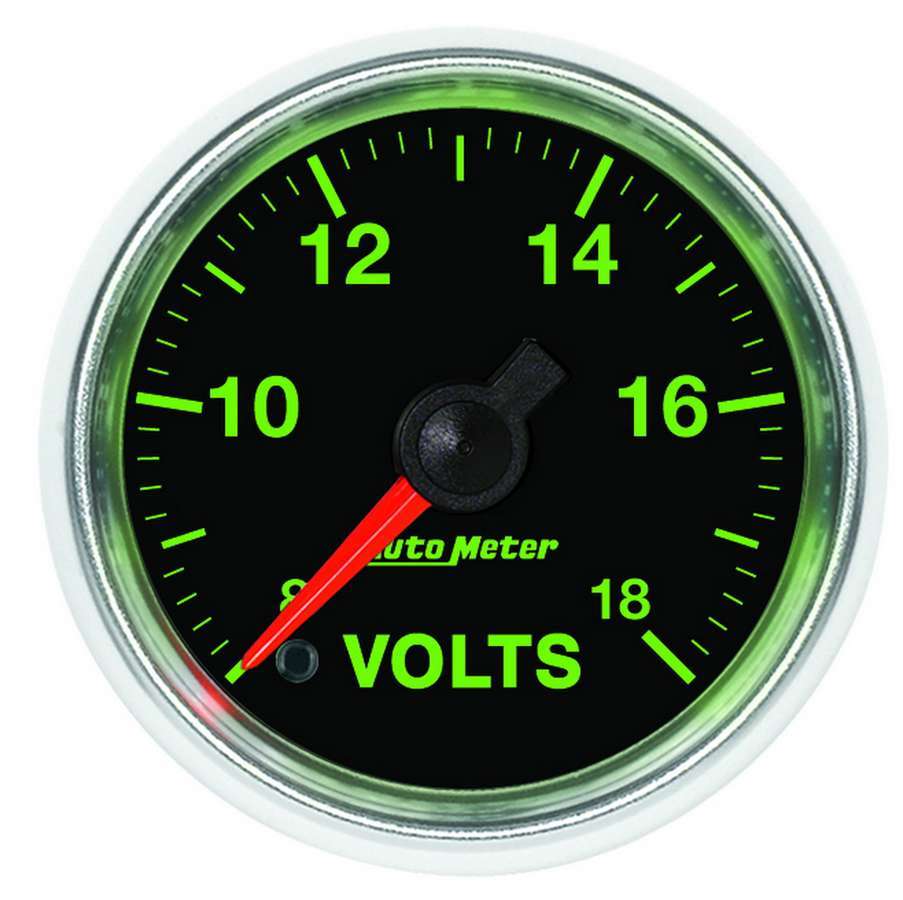 2-1/16 GS Voltmeter Gauge - 8-18 - AutoMeter 3891