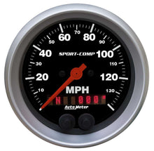 Load image into Gallery viewer, AutoMeter GAUGE; SPEEDOMETER; 3 3/8in.; 140MPH; GPS; SPORT-COMP