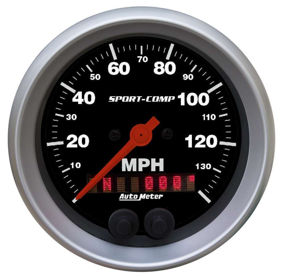 AutoMeter GAUGE; SPEEDOMETER; 3 3/8in.; 140MPH; GPS; SPORT-COMP