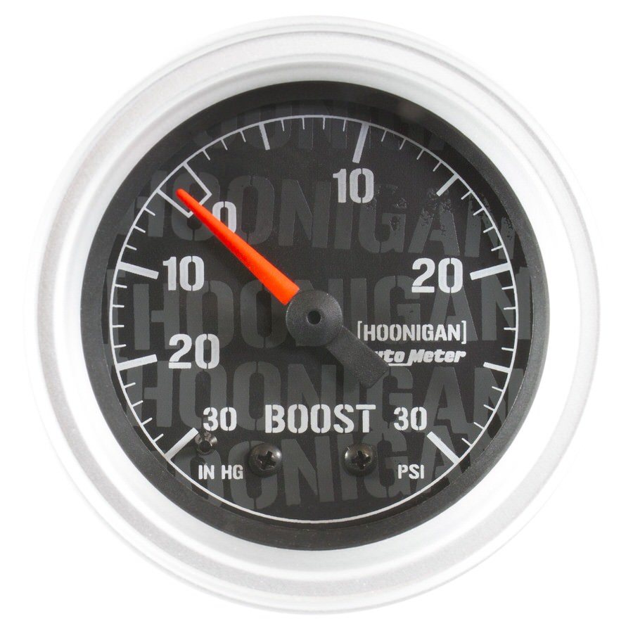 2-1/16in Vacuum/Boost Gauge Hoonigan Series - AutoMeter 4303-09000
