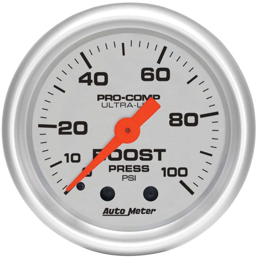 2-1/16in U/L Boost Gauge 0-100psi - AutoMeter 4306