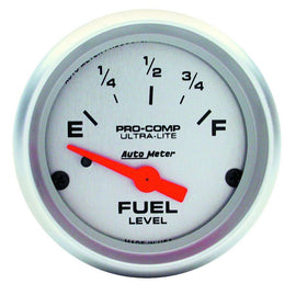 2-1/16 Ultra-Lite Fuel Level Gauge - AutoMeter 4319