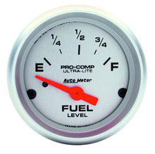 Load image into Gallery viewer, 2-1/16 Ultra-Lite Fuel Level Gauge - AutoMeter 4319