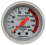 2-1/16in U/L NOS Pressure Gauge 0-2000psi - AutoMeter 4328