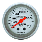 2-1/16in U/L Water Temp Gauge 120-240 - AutoMeter 4333