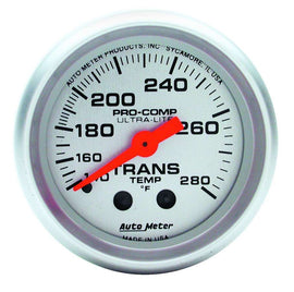 2-1/16in Ultra-Lite Oil Trans Temp. Gauge - AutoMeter 4351