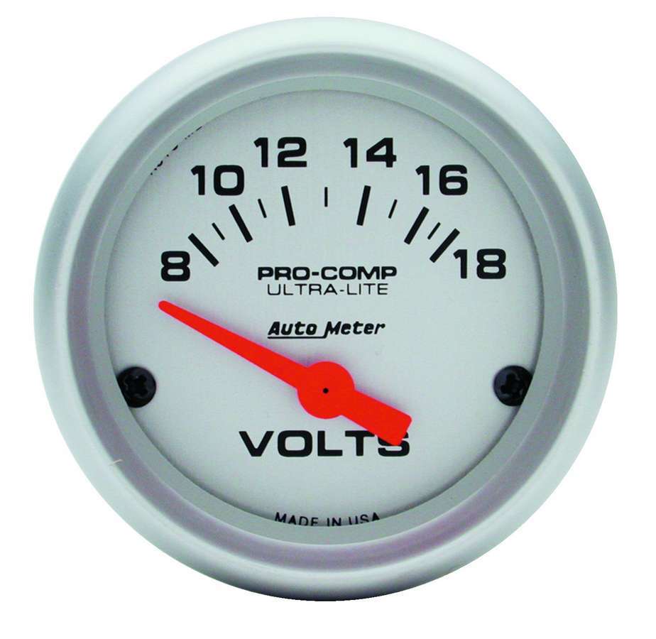 2-1/16 Mini Ultralite VOLTMETER - AutoMeter 4391