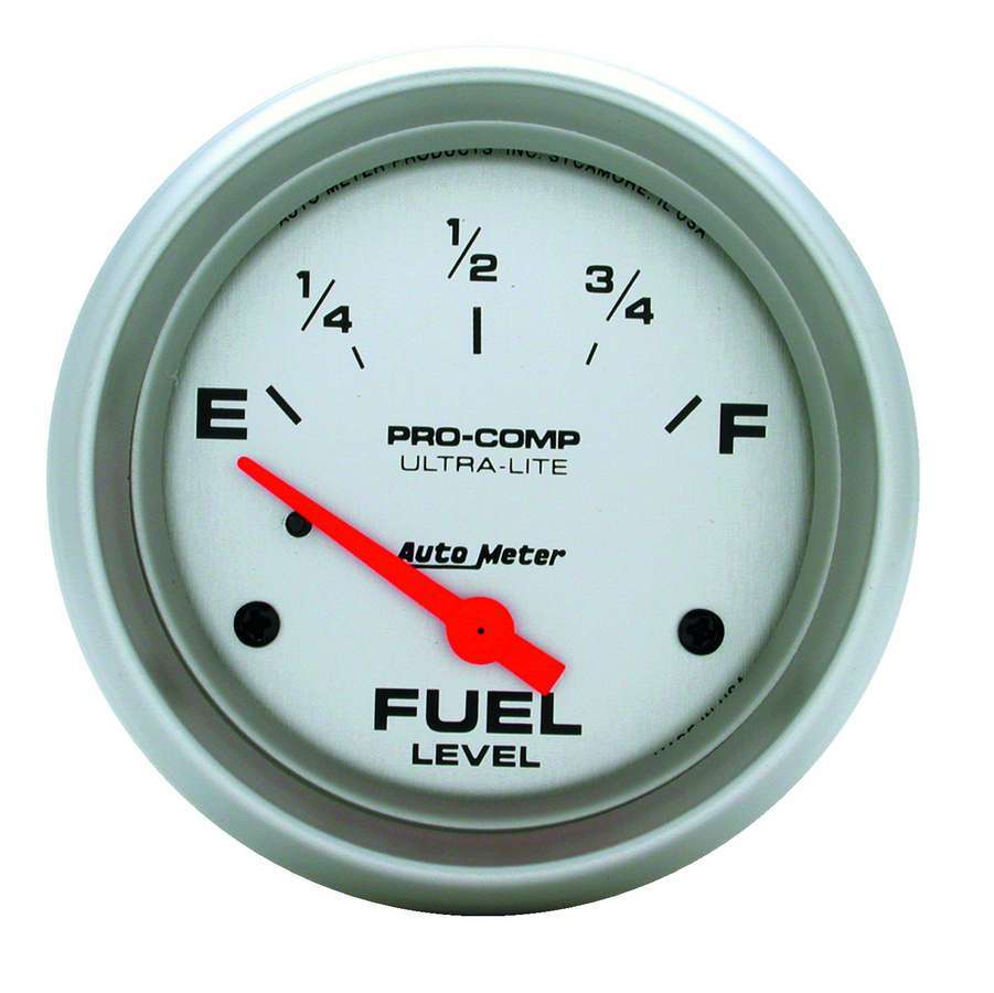 AutoMeter GAUGE; FUEL LEVEL; 2 5/8in.; 240OE TO 33OF; ELEC; ULTRA-LITE