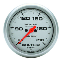 Load image into Gallery viewer, AutoMeter GAUGE; LOW WATER TEMP; 2 5/8in.; 60-210deg.F; DIGITAL STEPPER MOTOR; ULTRA-LITE