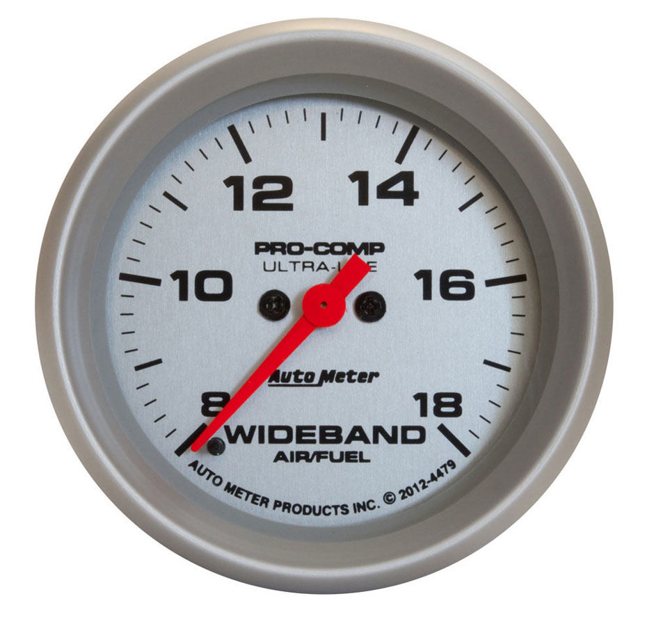 AutoMeter GAUGE; AIR/FUEL RATIO-WIDEBAND; ANALOG; 2 5/8in.; 8:1-18:1; STEPPER MOTOR; UL